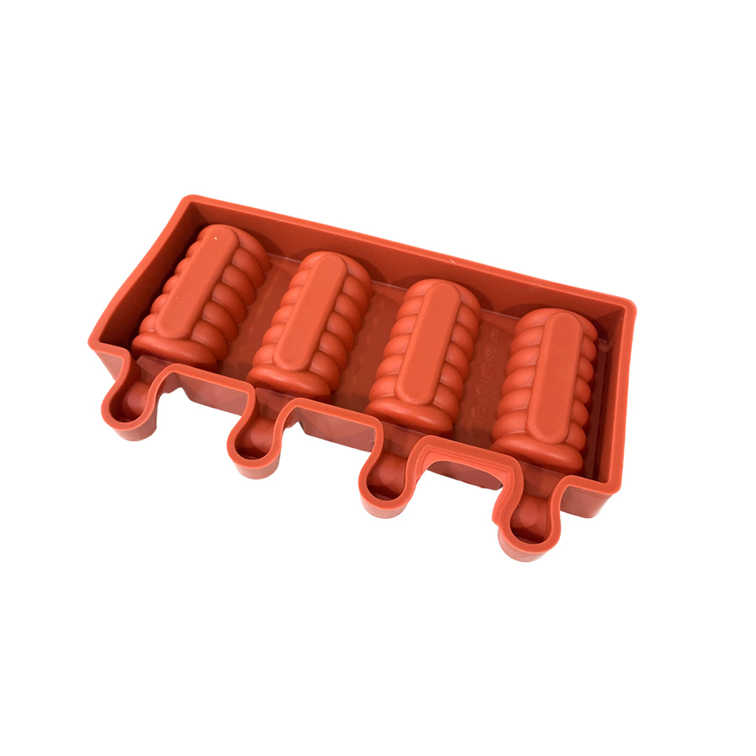 Molde Silicona Paleta Tornillo x4cav