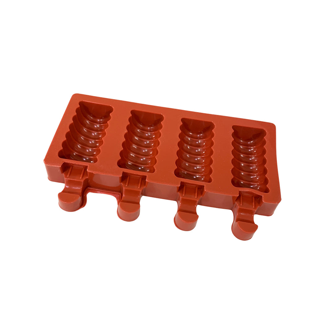 Molde Silicona Paleta Tornillo x4cav