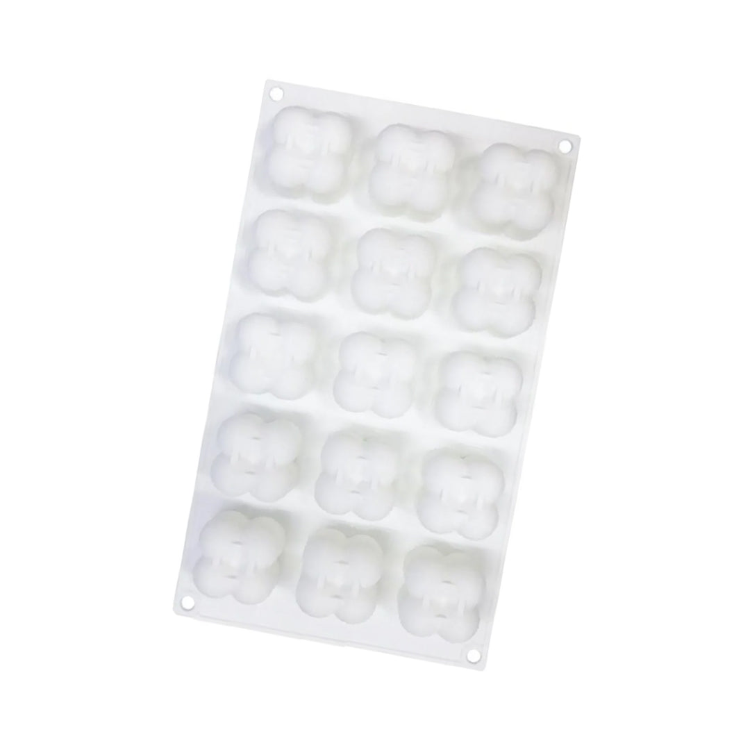Molde Silicona Vela Cubo de Burbujas x15cav