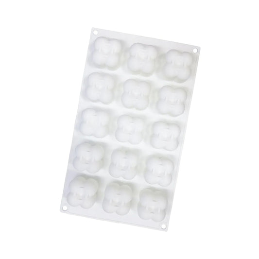 Molde Silicona Vela Cubo de Burbujas x15cav