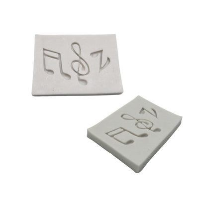 Molde Silicona Notas Musicales x3cav