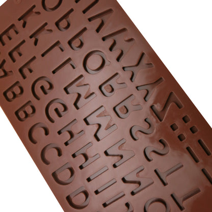 Molde Silicona Choco Abecedario