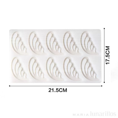 Molde Silicona Decoración Alitas x10cav