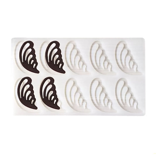Molde Silicona Decoración Alitas x10cav