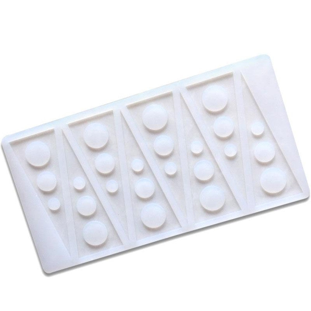 Molde Silicona Decoración Triángulos x8cav
