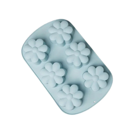Molde Silicona Flores x6cav