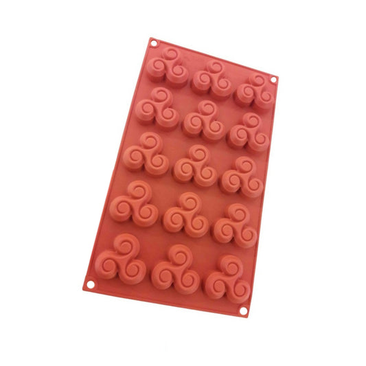 Molde Silicona Remolino x15cav