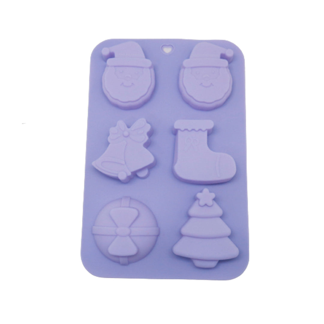 Molde Silicona Navidad Variado x6cav