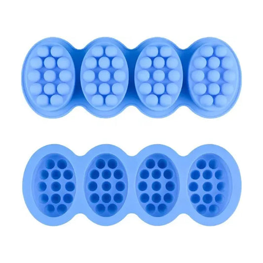 Molde Silicona Jabón Masaje x4cav