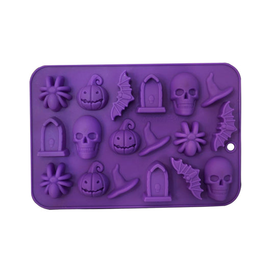 Molde Silicona Figuras de Halloween x18cav