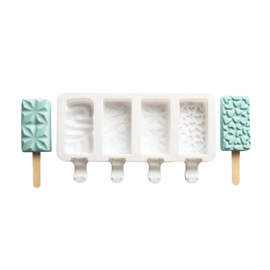 Molde Silicona Paleta Corazón