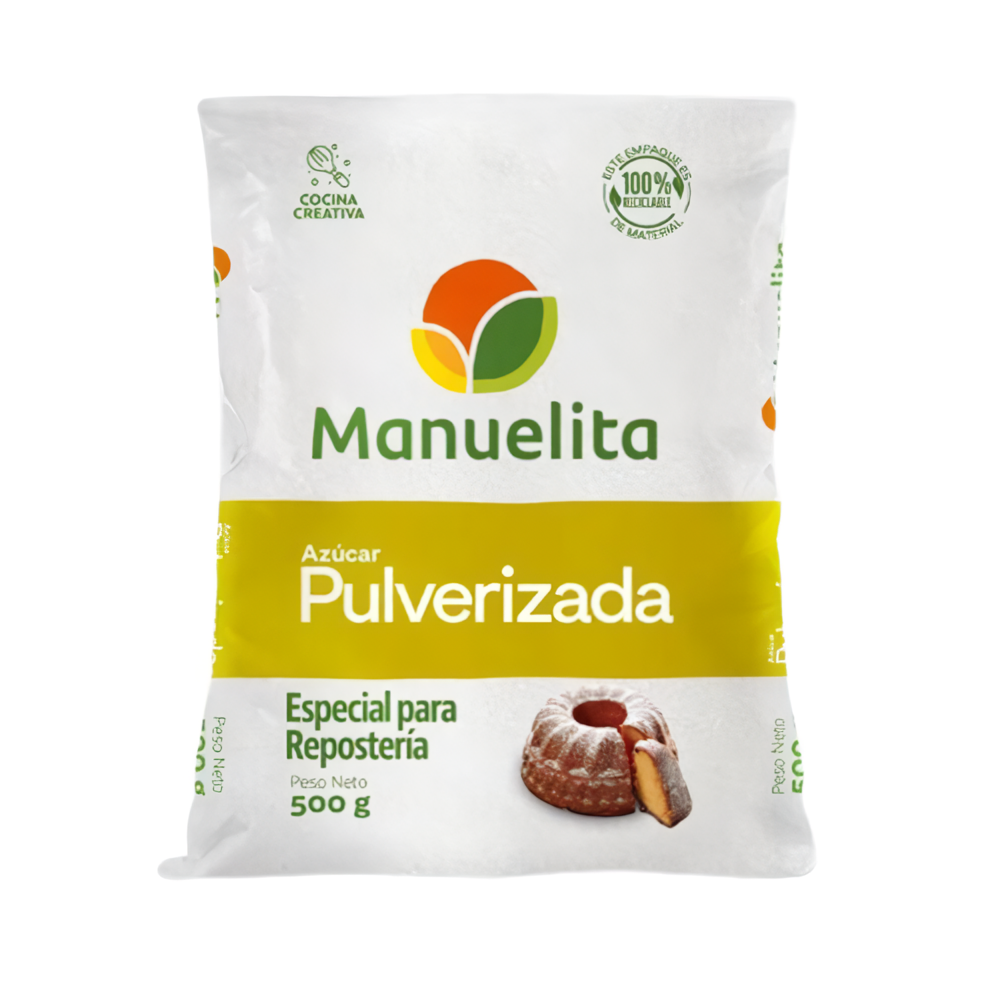 Azúcar Pulverizada Manuelita x500gr
