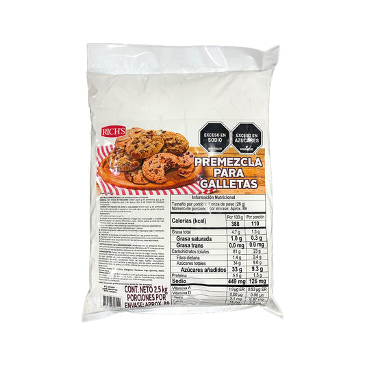 Premezcla para Galletas Rich's x2.5kg
