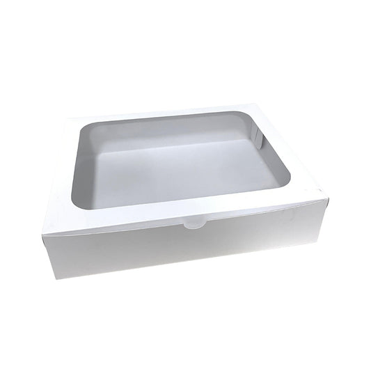 Caja Blanca con Ventana (32x24x7.5cm) x1und