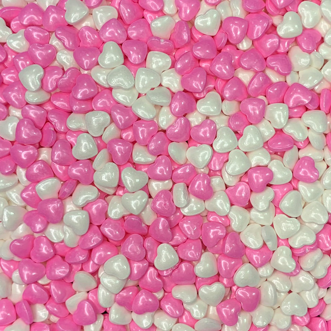 Gragea Corazón Jumbo Rosado/Blanco