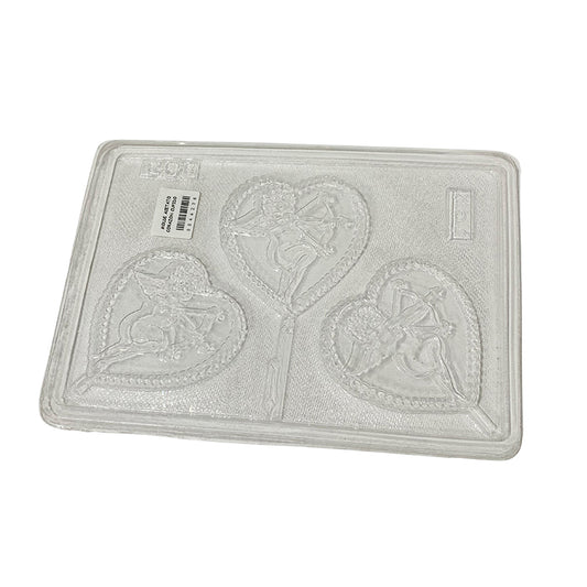 Molde de Acetato Corazón Cupido x3cav