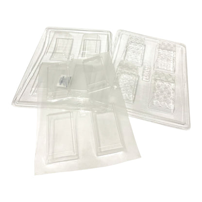 Molde de Acetato Barras Facetadas con Contramolde