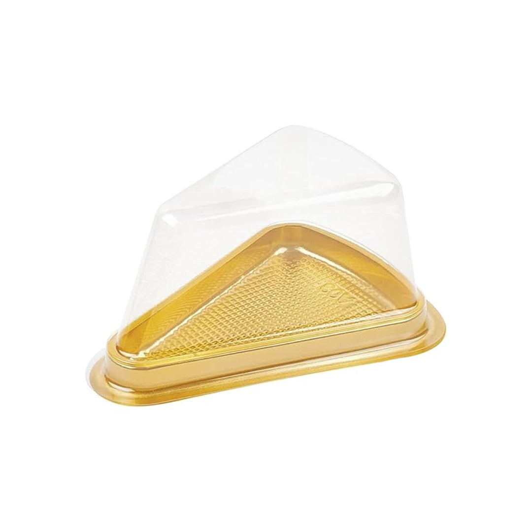 Contenedor Triangular Dorado x10und