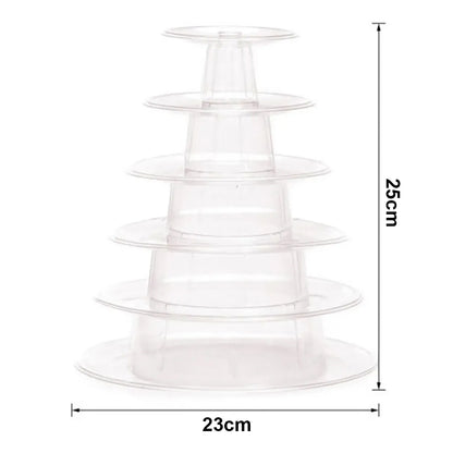 Base Exhibidora para Macarons 6 Niveles