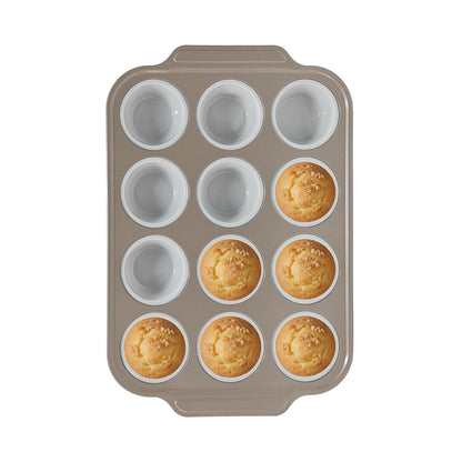 Molde Cupcakes Metal Siliconado x12cav