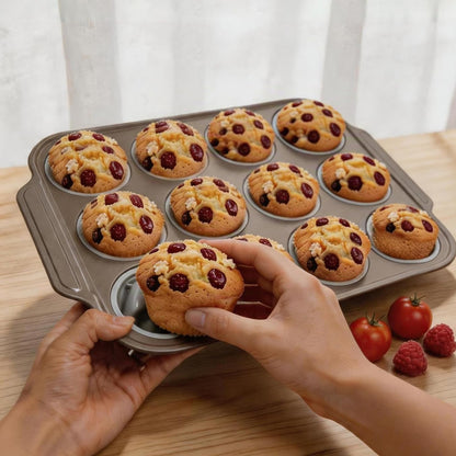 Molde Cupcakes Metal Siliconado x12cav