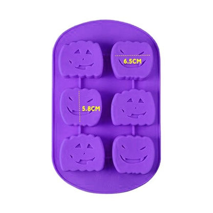 Molde Silicona Calabazas x6cav