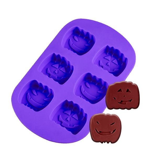 Molde Silicona Calabazas x6cav