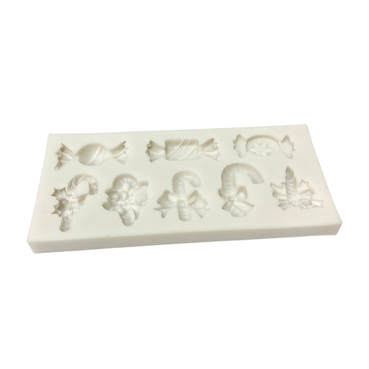 Molde Silicona Figuras Navideñas x8cav