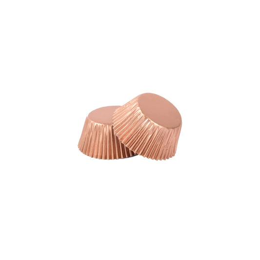 Capacillo Metálico Oro Rosa #1 x80und