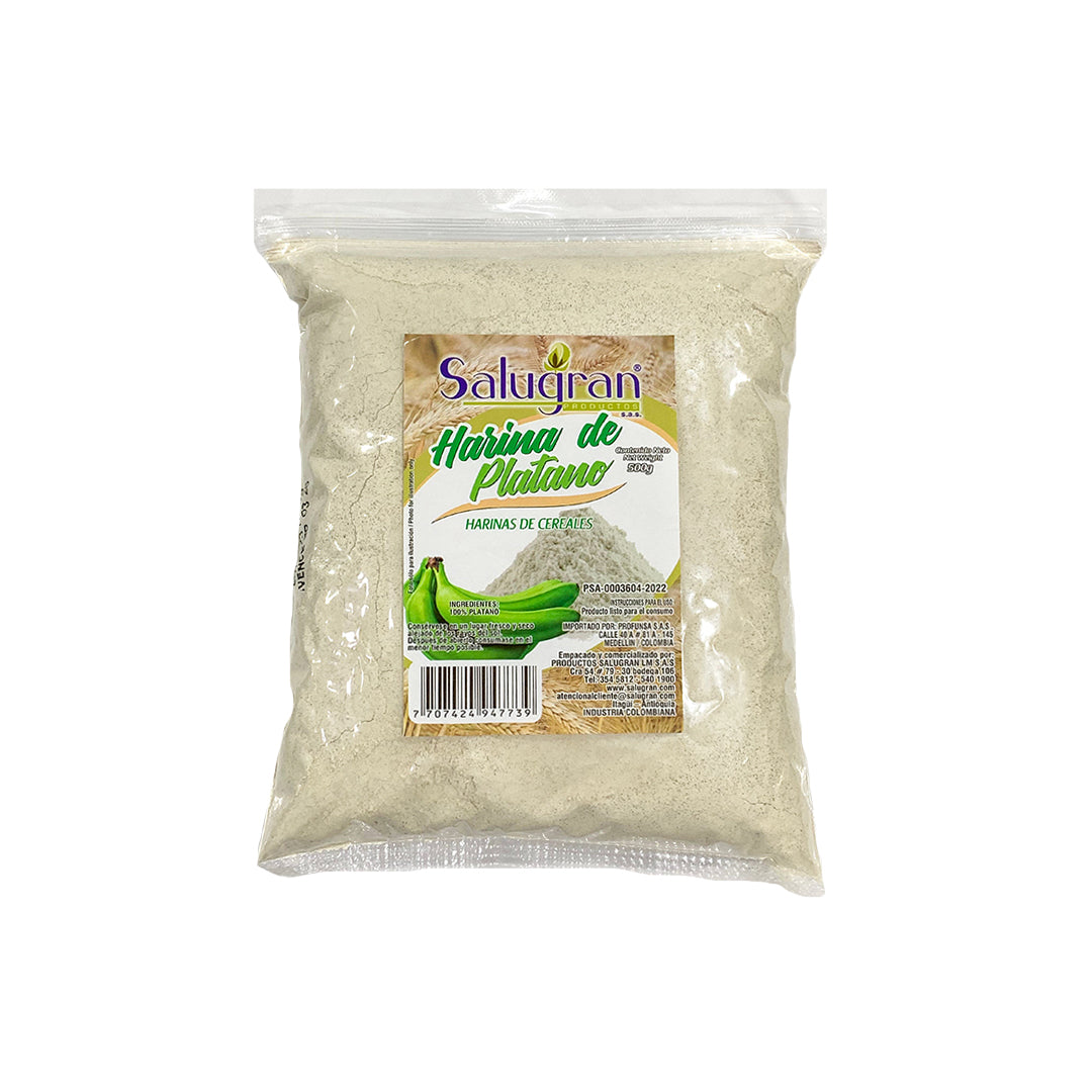 Harina de Plátano Salugran x500gr