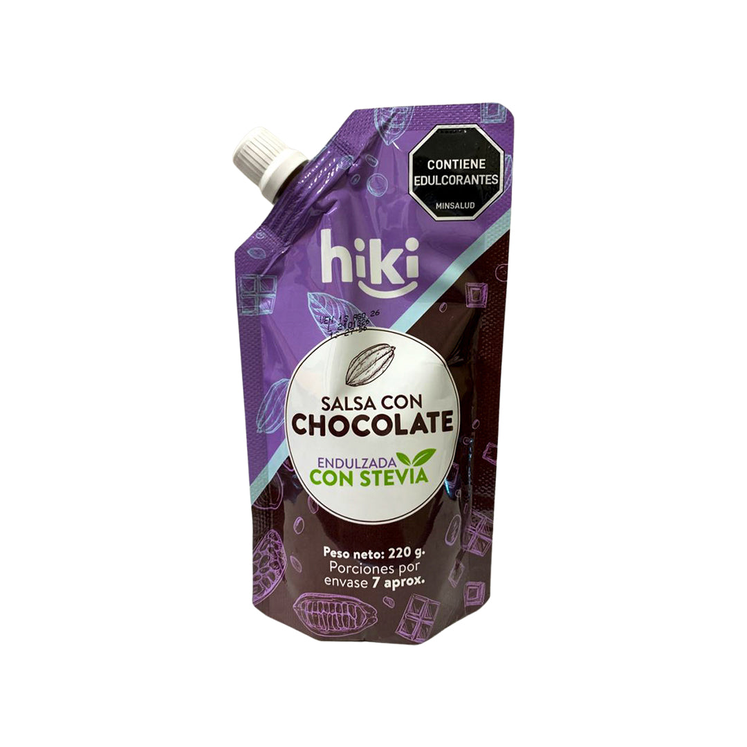 Salsa con Chocolate Hiki Sin Azúcar x220gr