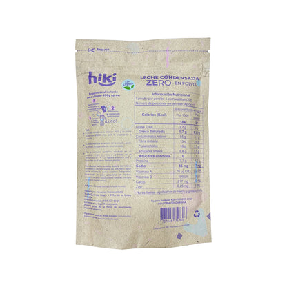 Leche Condensada en Polvo Sin Azúcar Hiki x250gr