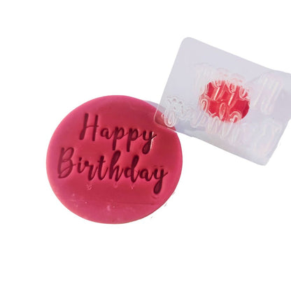 Sello Plástico Happy Birthday