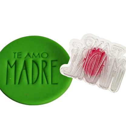 Sello Plástico Te Amo Madre