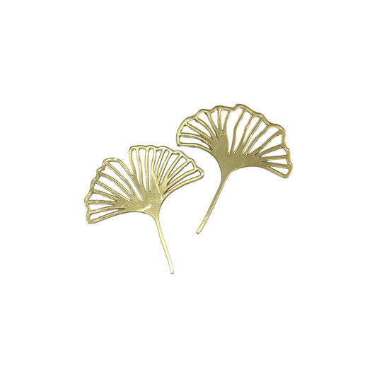 Topper Hojas Ginkgo Pequeño Dorado x2und