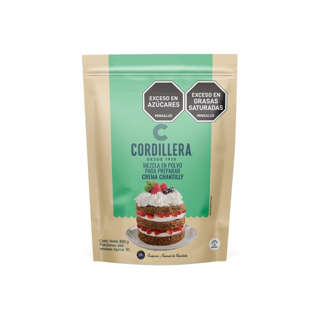 Crema Chantilly En Polvo Cordillera X300gr