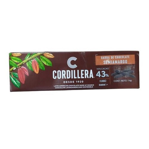 Barritas de Chocolate 43% X1Kg