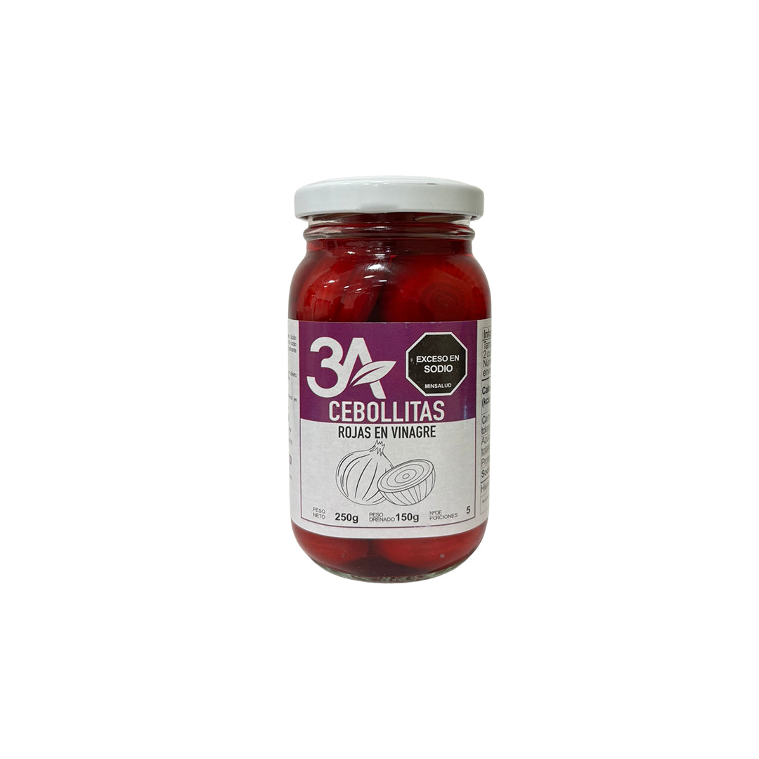 Cebollitas Rojas 3A x250gr