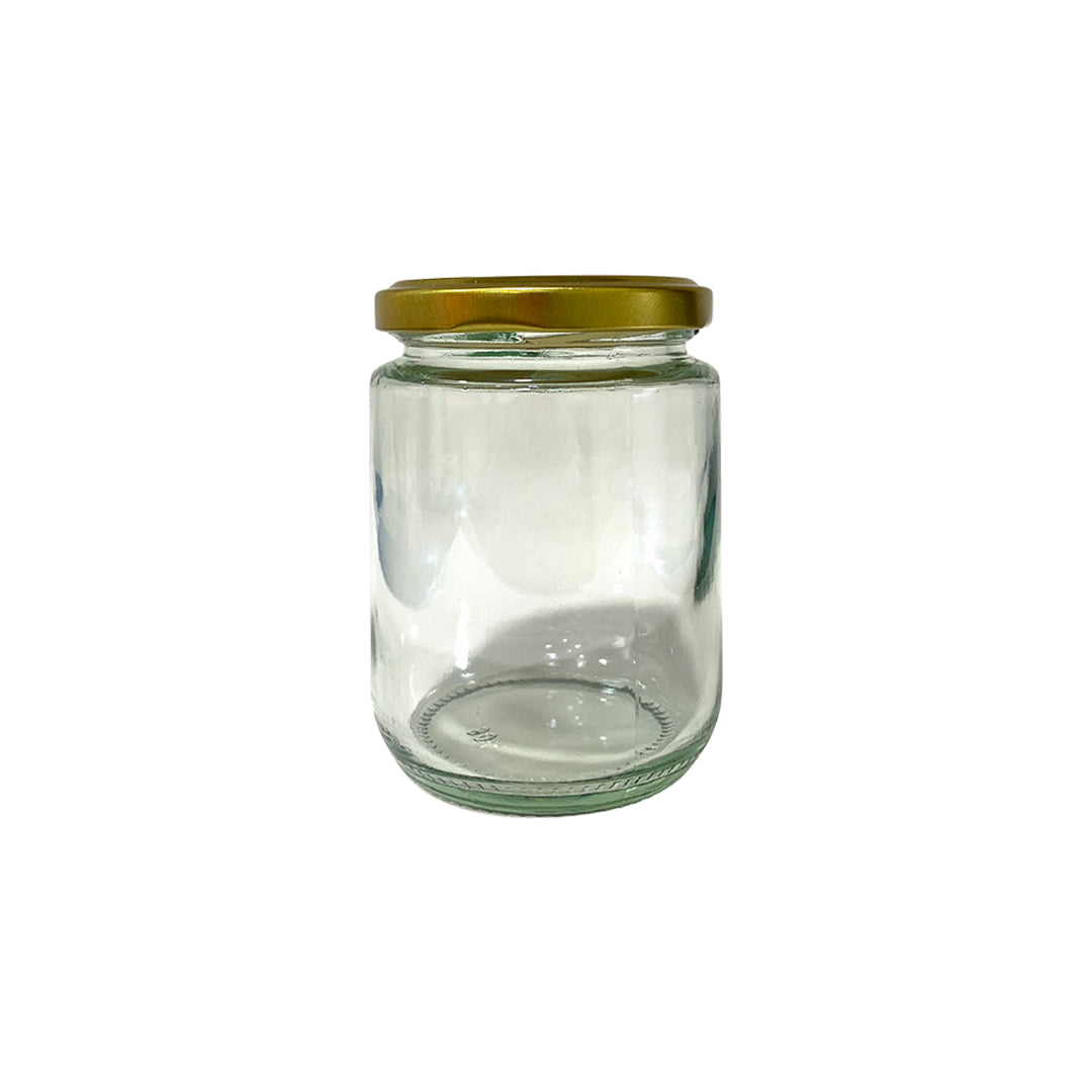 Frasco Vidrio + Tapa x250ml