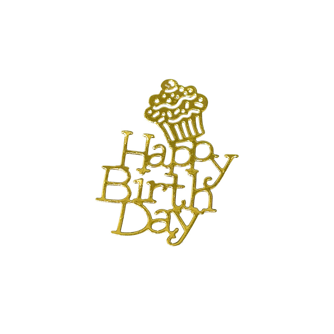 Aplique Happy Birthday Ref.02 x12und