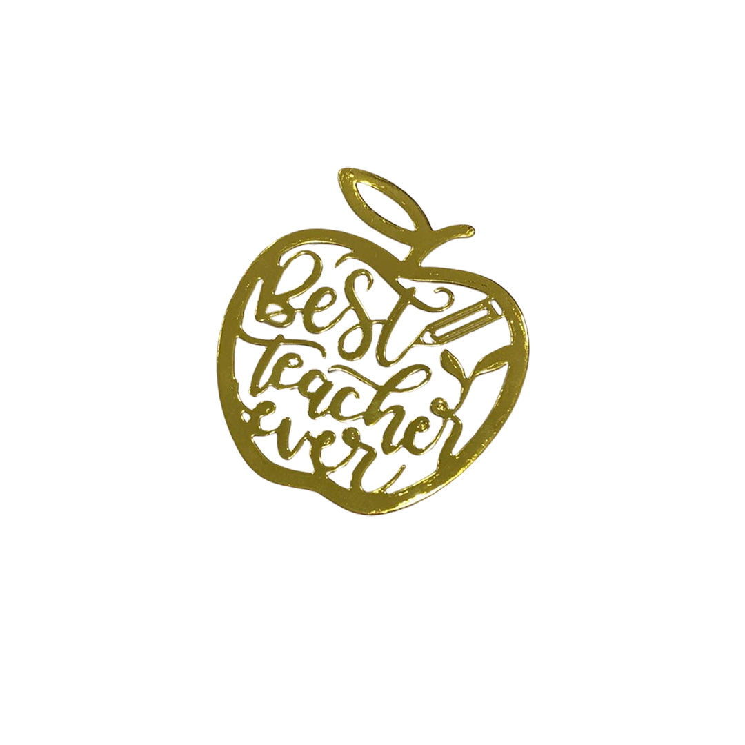 Aplique Manzana Best Teacher Ever x6und