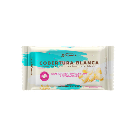 Cobertura de Chocolate Blanco en Barra Gironés x500gr