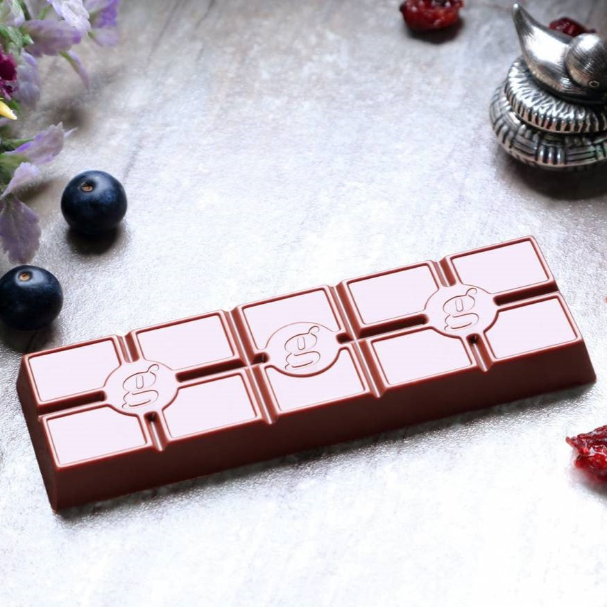 Barra de Chocolate Davida Açaí & Arándanos 53% x40gr