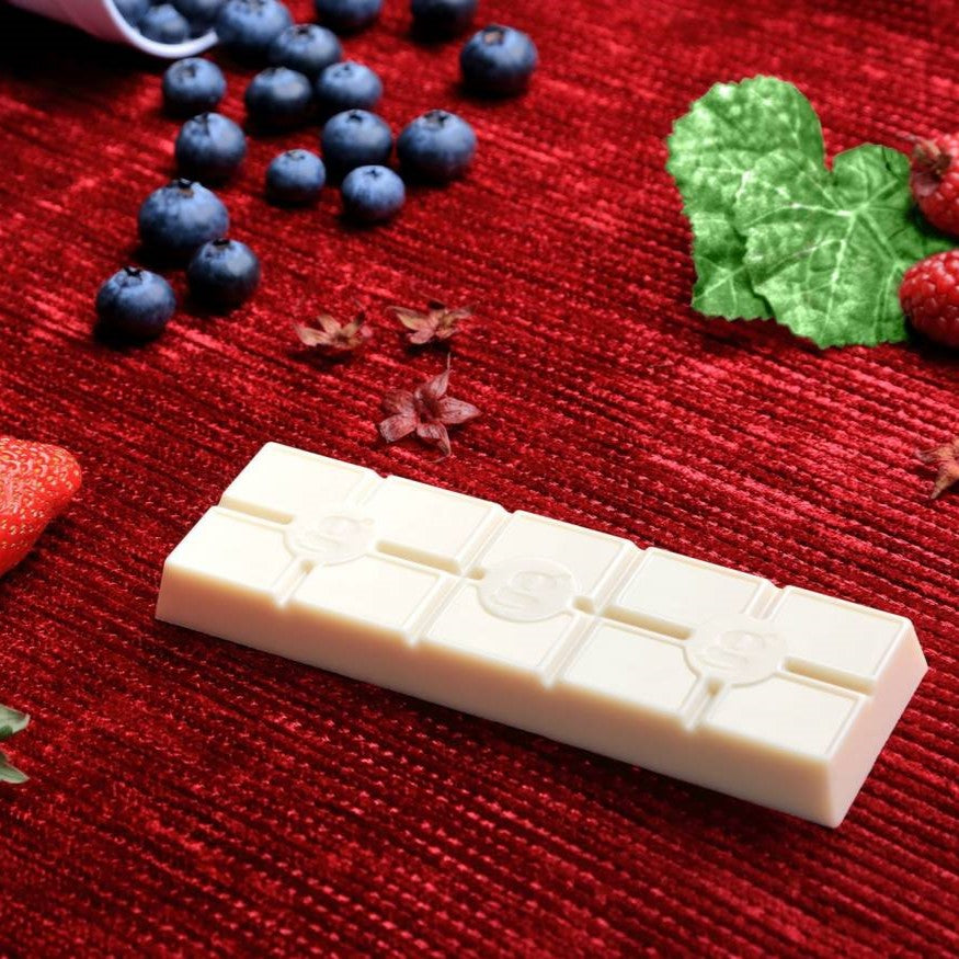 Barra de Chocolate Blanco Davida Frutos Rojos x40gr