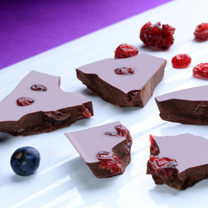 Trozos de Chocolate Davida Açaí & Arándanos 53% x120gr