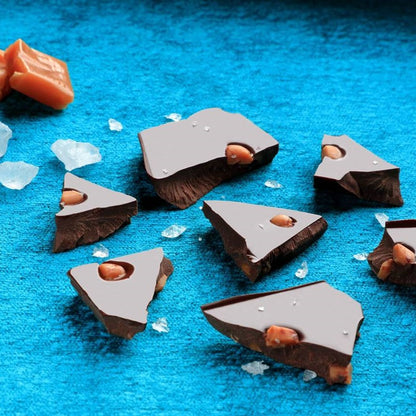 Trozos de Chocolate Davida Caramelo & Sal Marina 53% x120gr