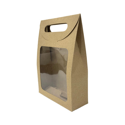 Caja Cartera con Ventana Color Kraft x1und