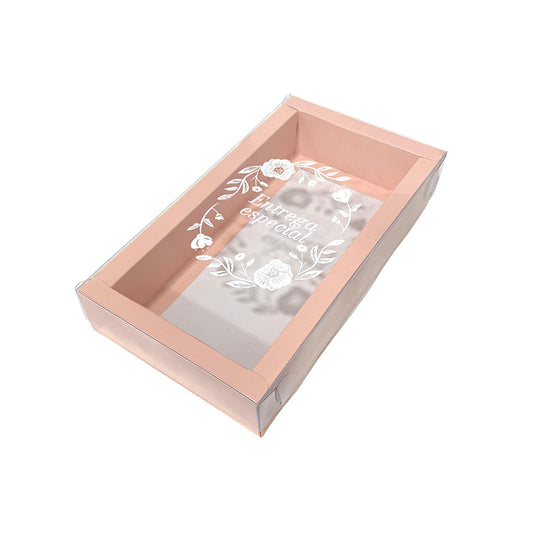 Caja Entrega Especial Rosada 20x10x4cm x1und