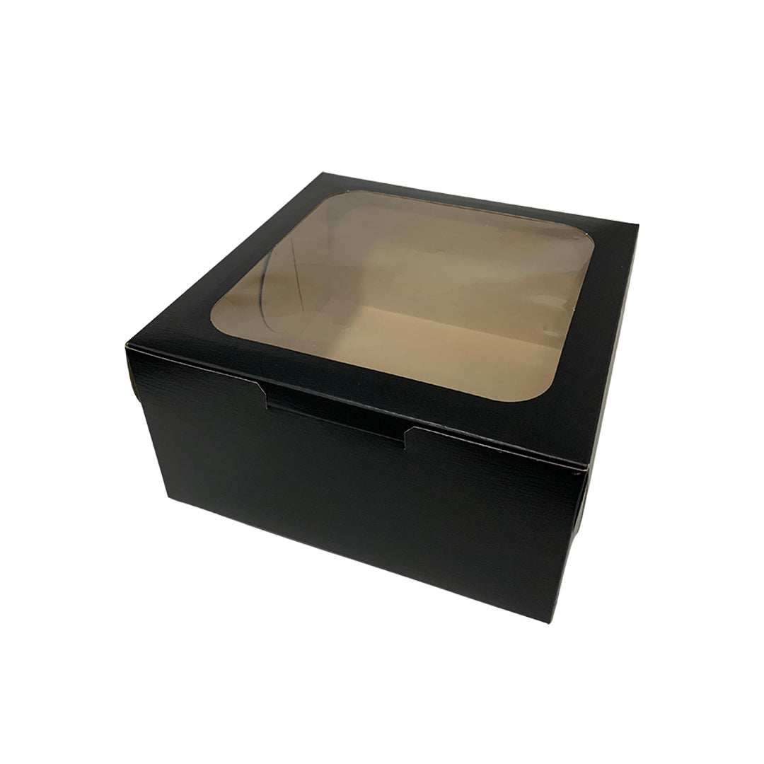 Caja Negra con Ventana (20x20x10cm) x1und