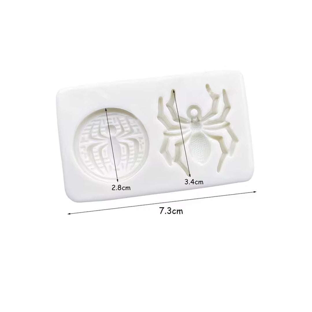 Molde Silicona Araña x2cav